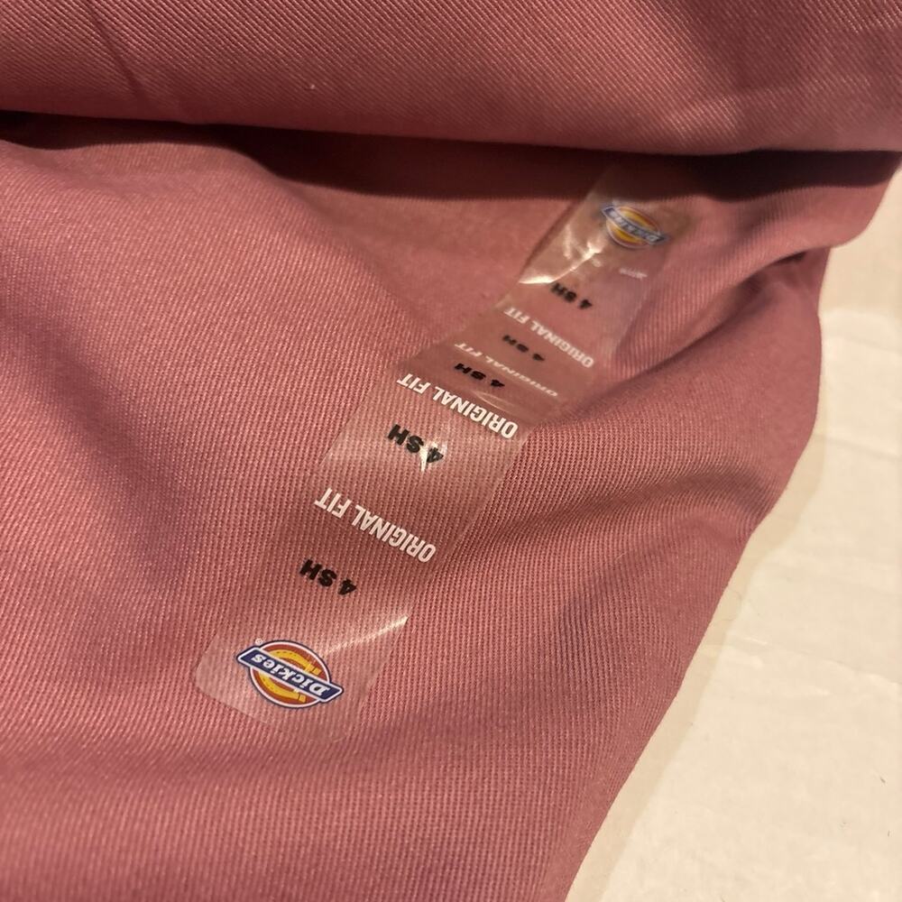 Women’s Ladies Teens Dickies 874 Work Pants - Pink - Size 4 SH - Picture 9 of 12